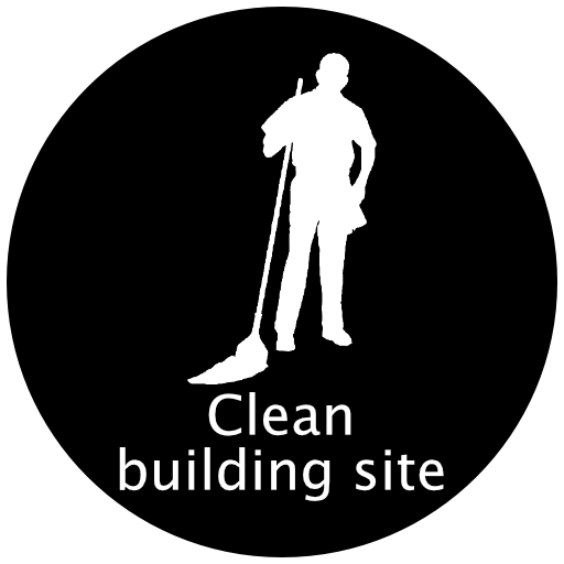 Clean building site